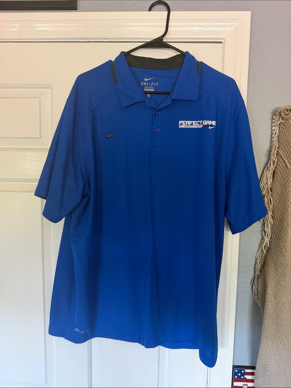 Nike Royal Blue Dri-FIT Perfect Game Polo